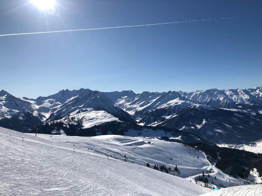 Ferienhaus Zillertal Panorama Blick Balkon Sauna Zellberg Екстериор снимка